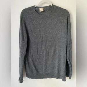 Baldwin Sweater Men’s Small Wool Cashmere Gray